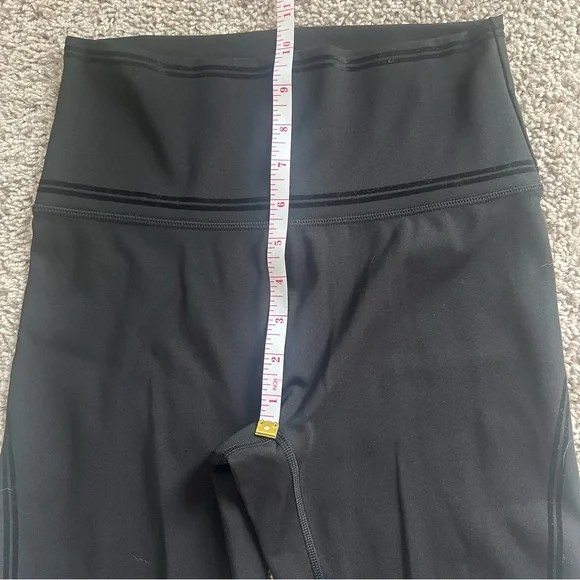 {offline by aerie} black goals workout leggings with velvet striped detail - Picture 8 of 11